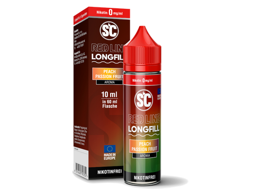 SC - Red Line Longfills 10 ml - Peach Passion Fruit